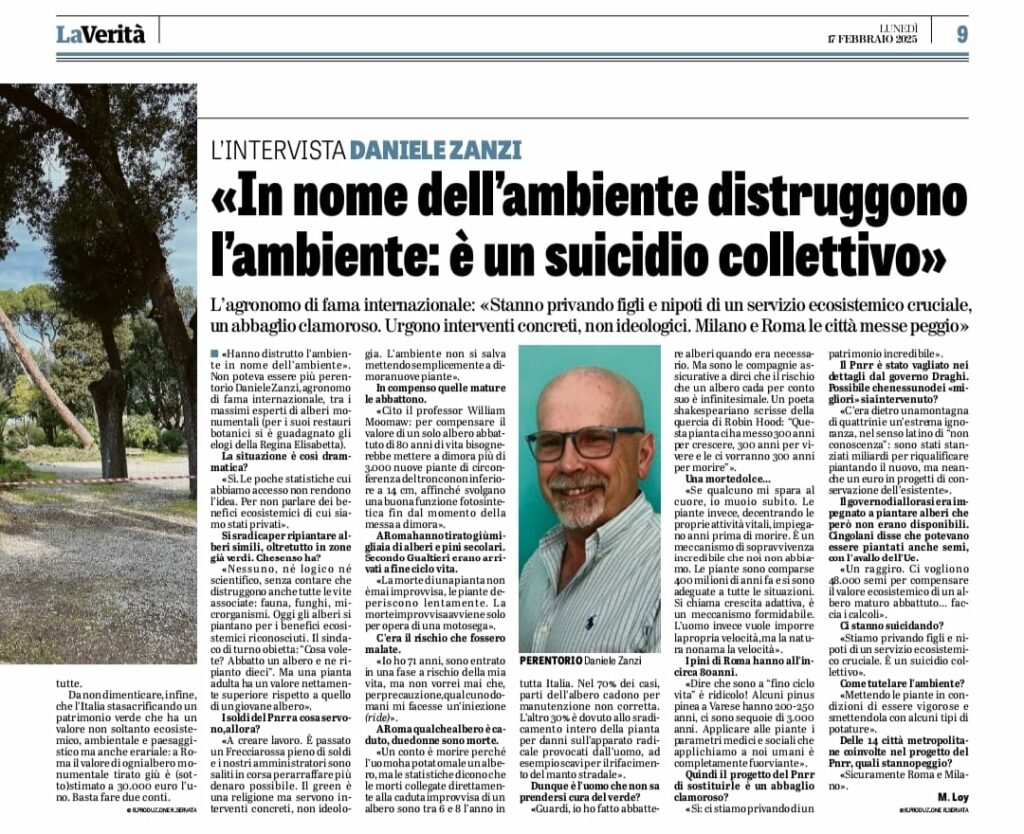 a-verita_daniele-zanzi-intervista_in-nome-dellambiente-distruggono-lambiente_suicidio-collettivo